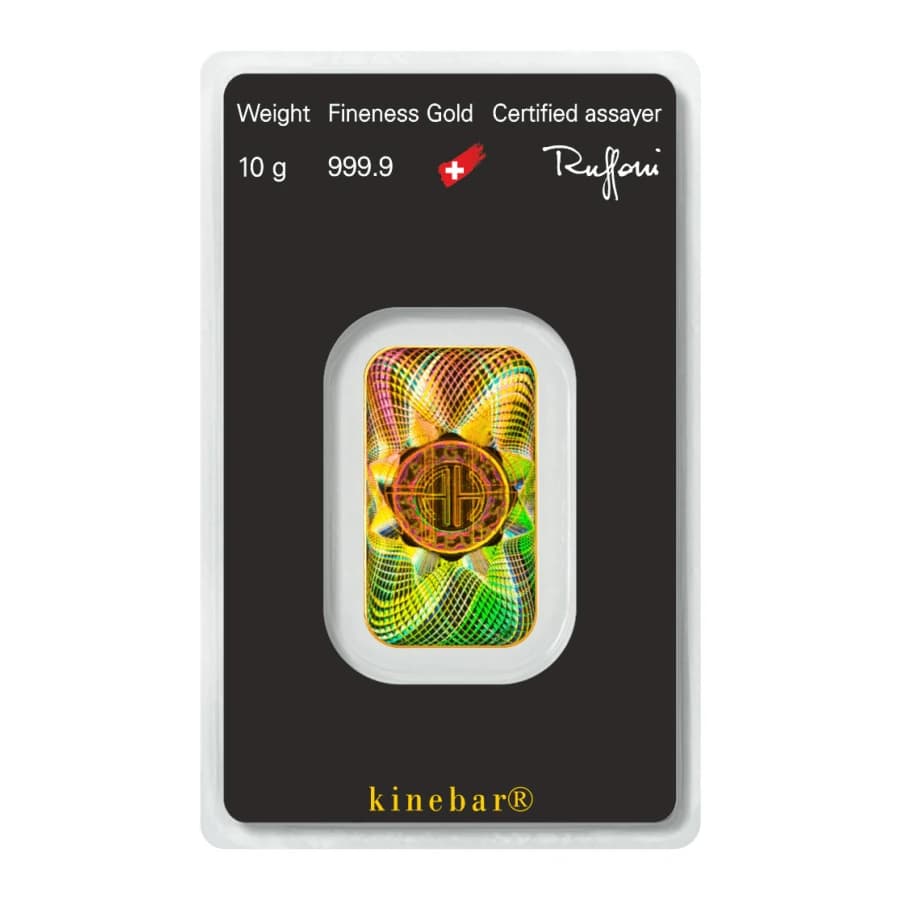 10g Gold Bar | Argor Heraeus | Kinebar