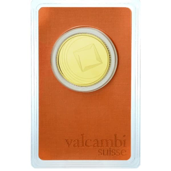 20g Gold Bar | Valcambi | Round Bar