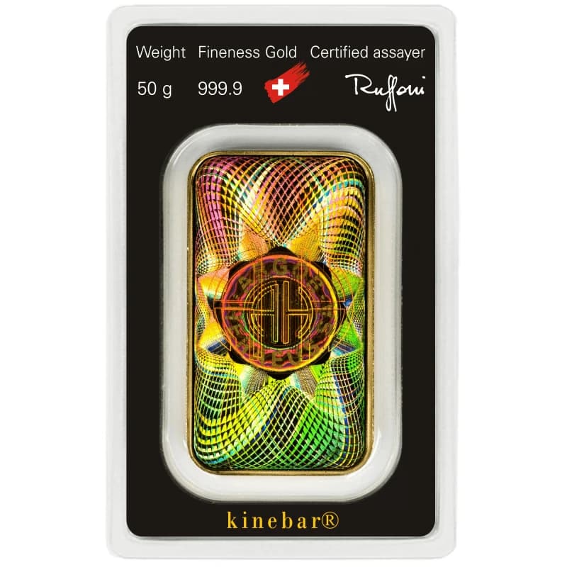 50g Gold Bar | Argor Heraeus | Kinebar