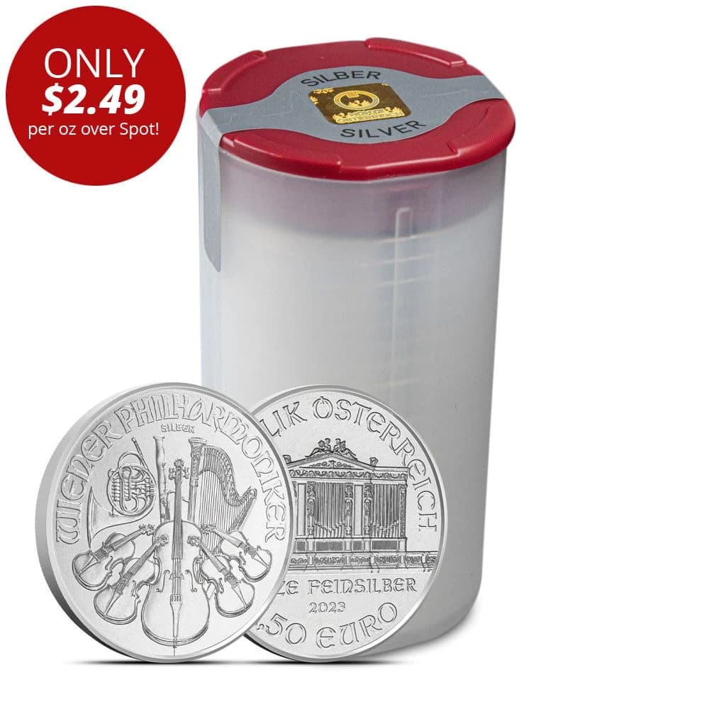 2023 1 oz Austrian Silver Philharmonic Tube