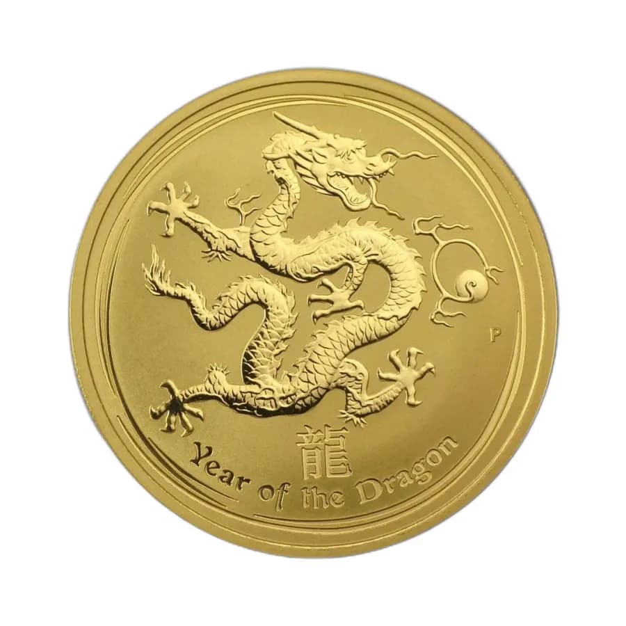 1 oz Lunar III Year of the Dragon Gold Coin | 2012