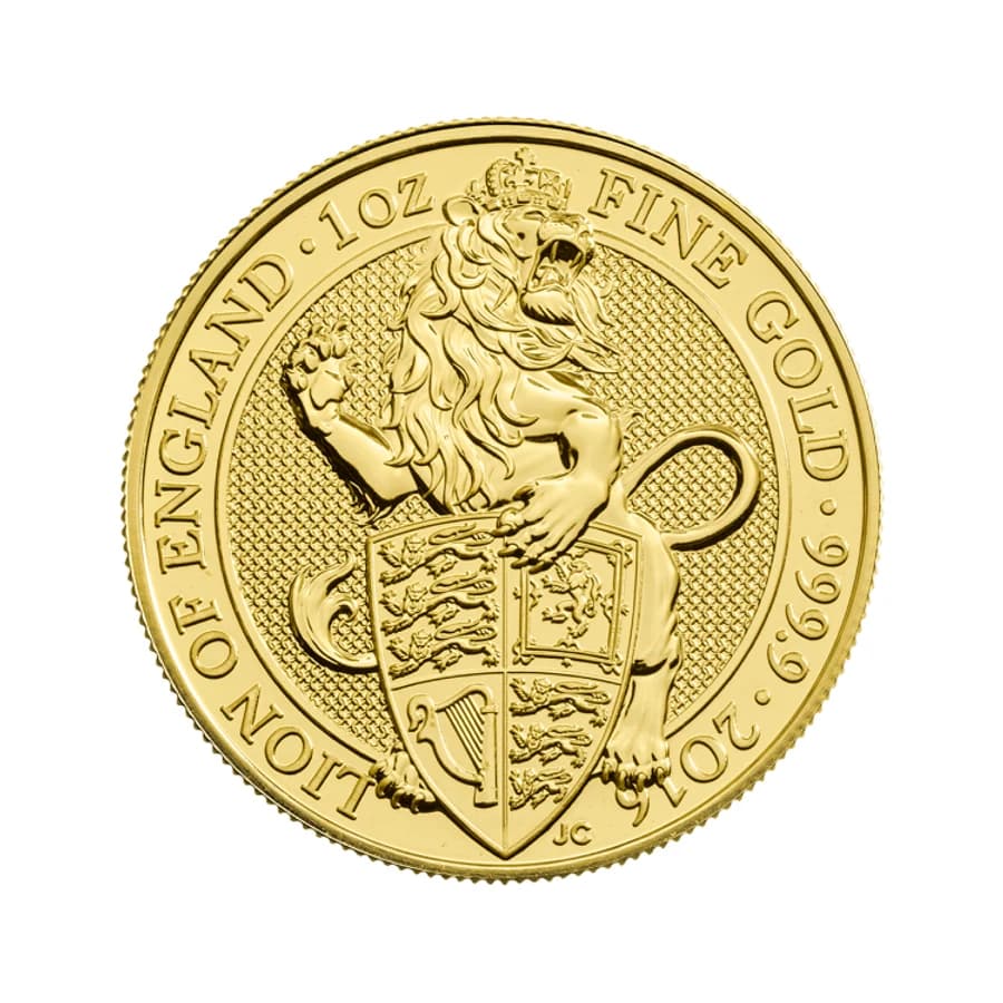 1 oz Queen’s Beasts The Lion of England Gold Coin | 2016