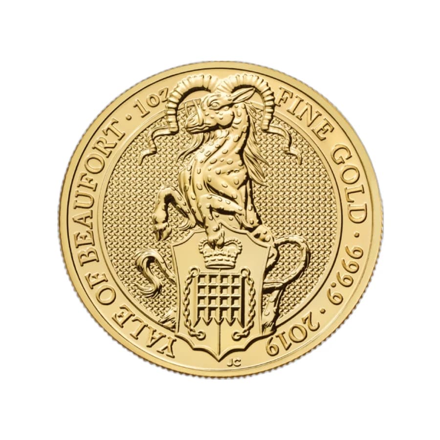 1 oz Queen’s Beasts The Yale of Beaufort Gold Coin | 2019
