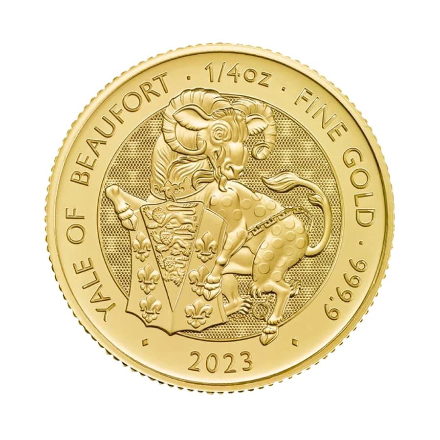 1/4 oz Tudor Beasts The Yale of Beaufort Gold Coin | 2023