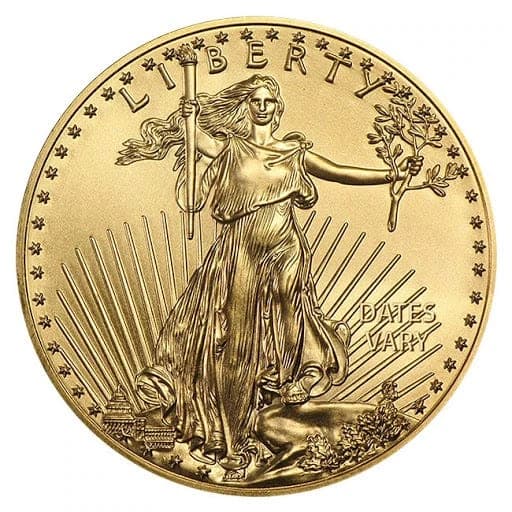 1 oz $50 Gold American Eagle Coin (Date Varies)