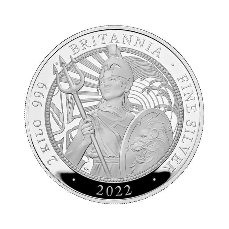 2 kilo Britannia Silver Coin 2022