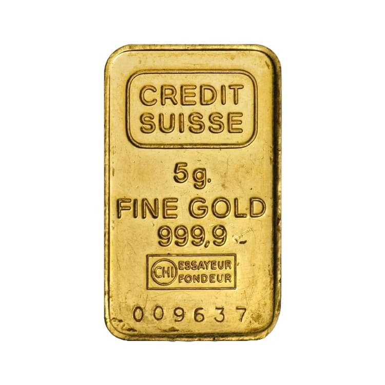 5g Gold Bar Mixed Years